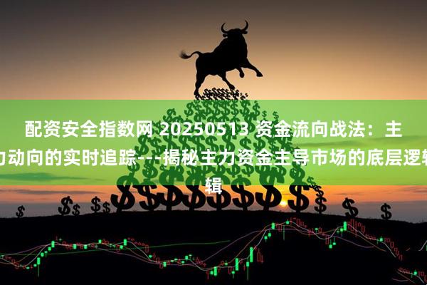 配资安全指数网 20250513 资金流向战法：主力动向的实时追踪---揭秘主力资金主导市场的底层逻辑