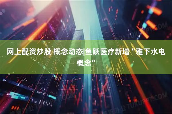 网上配资炒股 概念动态|鱼跃医疗新增“雅下水电概念”