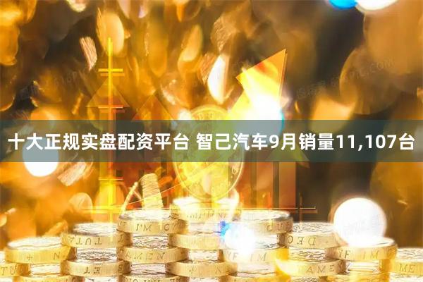 十大正规实盘配资平台 智己汽车9月销量11,107台